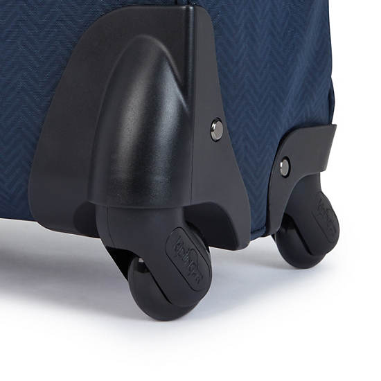 Valises Kipling Darcey Small Printed Carry-On Rolling Bleu | FR 1474YX